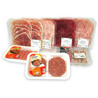 El rectángulo PP ACARICIA las bandejas disponibles de la comida de la carne fresca que sueldan la alta barrera en caliente